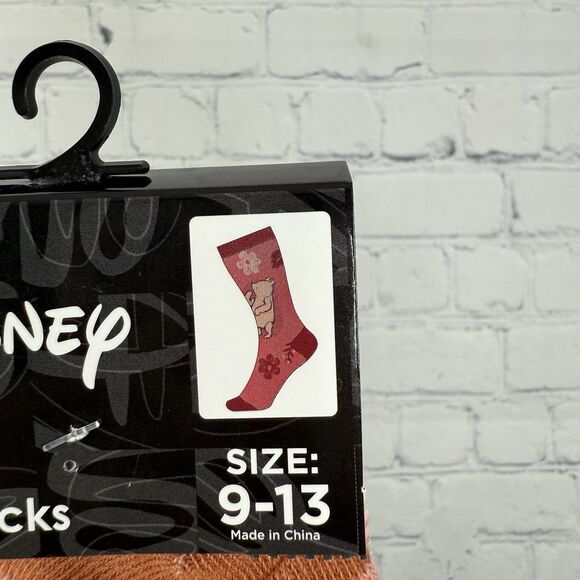 Disney Ankle Socks Women 9-13 Crew Lot Mickey Minnie Bambi Stitch Cartoon - Picture 11 of 16